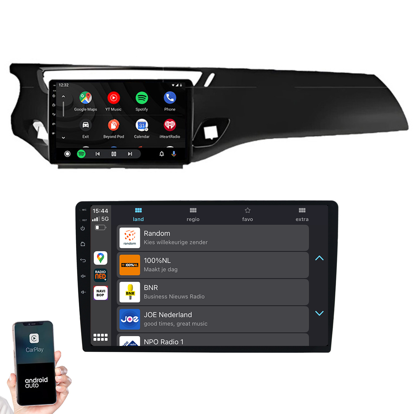 Citroen C3 | Autoradio | 2010 t/m 2016 | Android 14 | Apple CarPlay & Android Auto