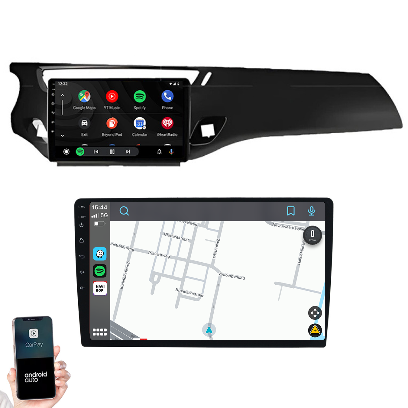 Citroen C3 | Autoradio | 2010 t/m 2016 | Android 14 | Apple CarPlay & Android Auto