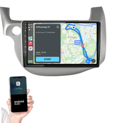 Honda Jazz | Autoradio | 2008 t/m 2015 | Android 14 | Apple CarPlay & Android Auto - autoradio