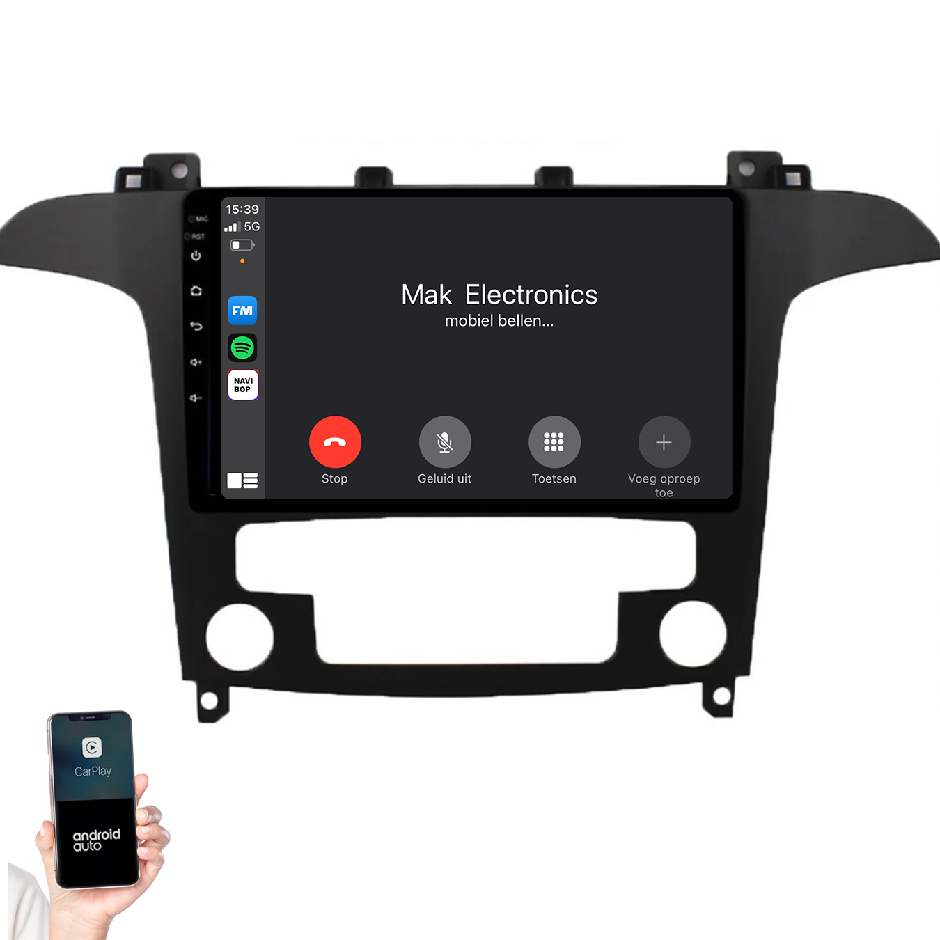 Ford S-Max | Autoradio | 2006 t/m 2015 | Android 14 | Apple CarPlay & Android Auto
