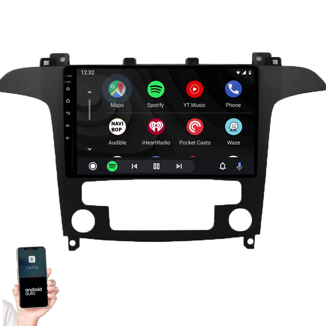 Ford S-Max | Autoradio | 2006 t/m 2015 | Android 14 | Apple CarPlay & Android Auto