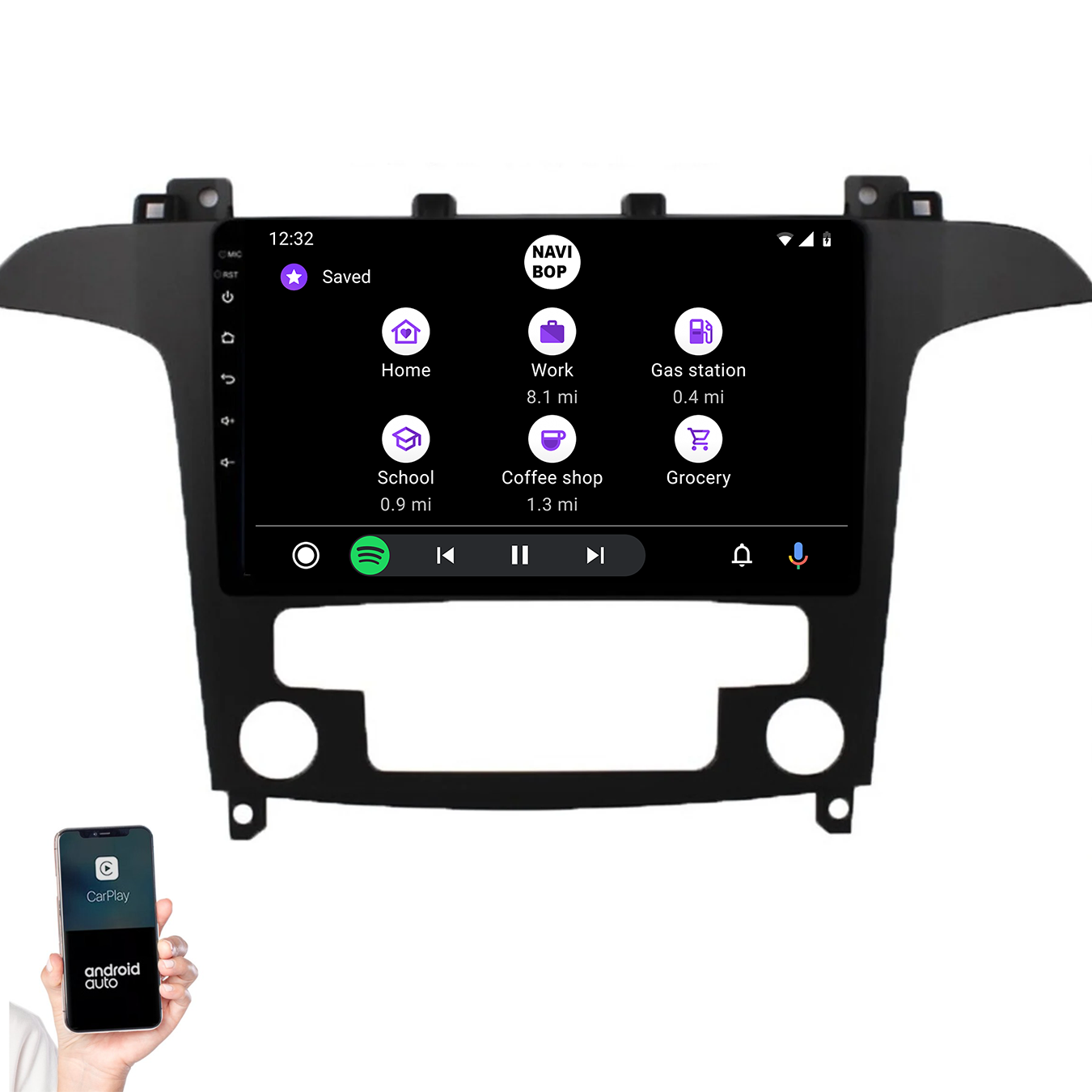 Ford S-Max | Autoradio | 2006 t/m 2015 | Android 14 | Apple CarPlay & Android Auto