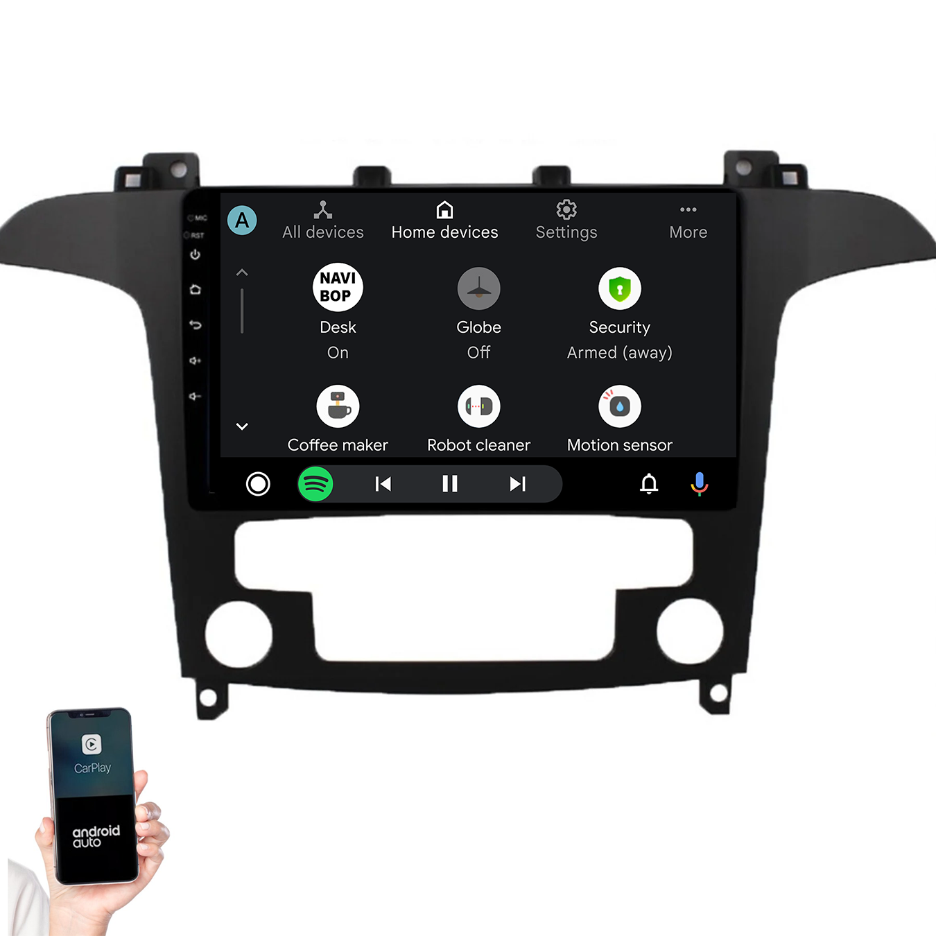 Ford S-Max | Autoradio | 2006 t/m 2015 | Android 14 | Apple CarPlay & Android Auto