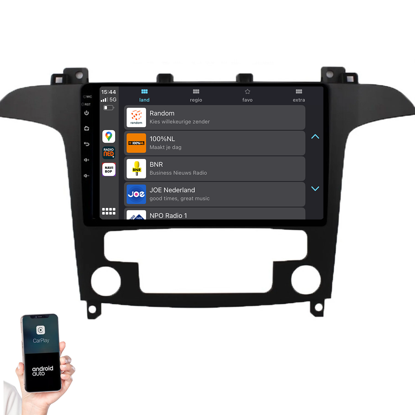 Ford S-Max | Autoradio | 2006 t/m 2015 | Android 14 | Apple CarPlay & Android Auto
