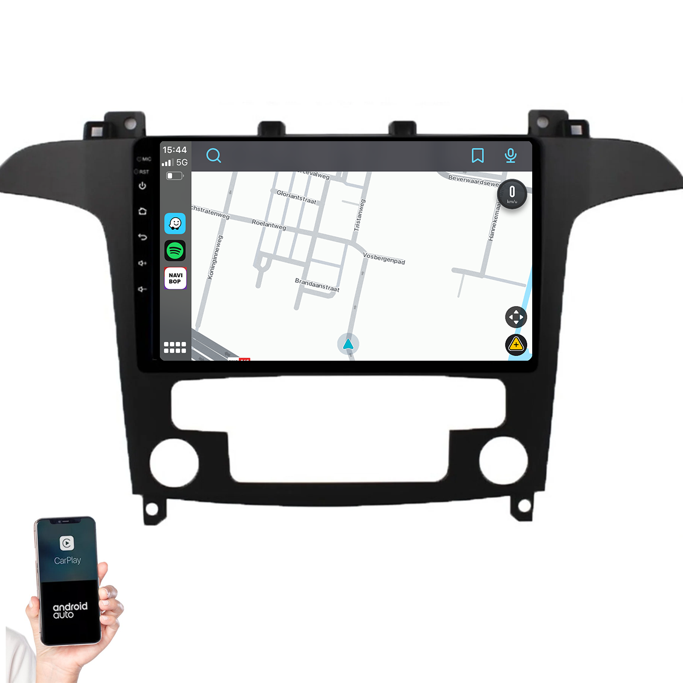 Ford S-Max | Autoradio | 2006 t/m 2015 | Android 14 | Apple CarPlay & Android Auto