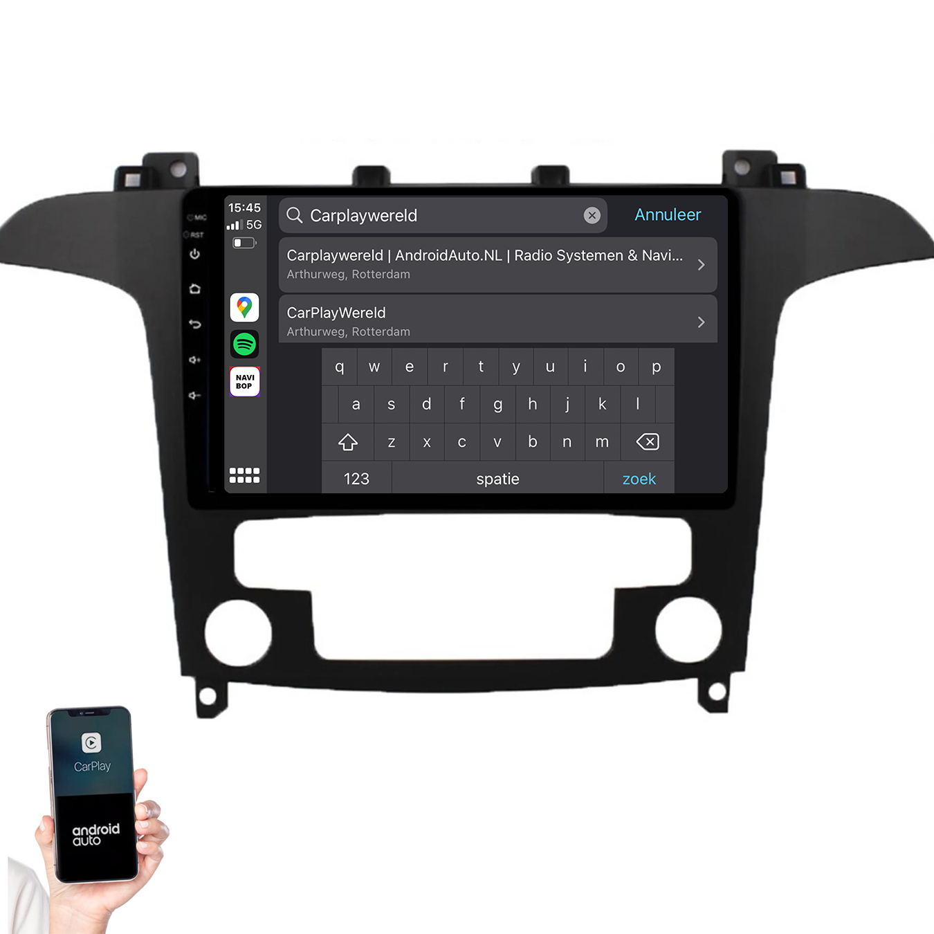 Ford S-Max | Autoradio | 2006 t/m 2015 | Android 14 | Apple CarPlay & Android Auto
