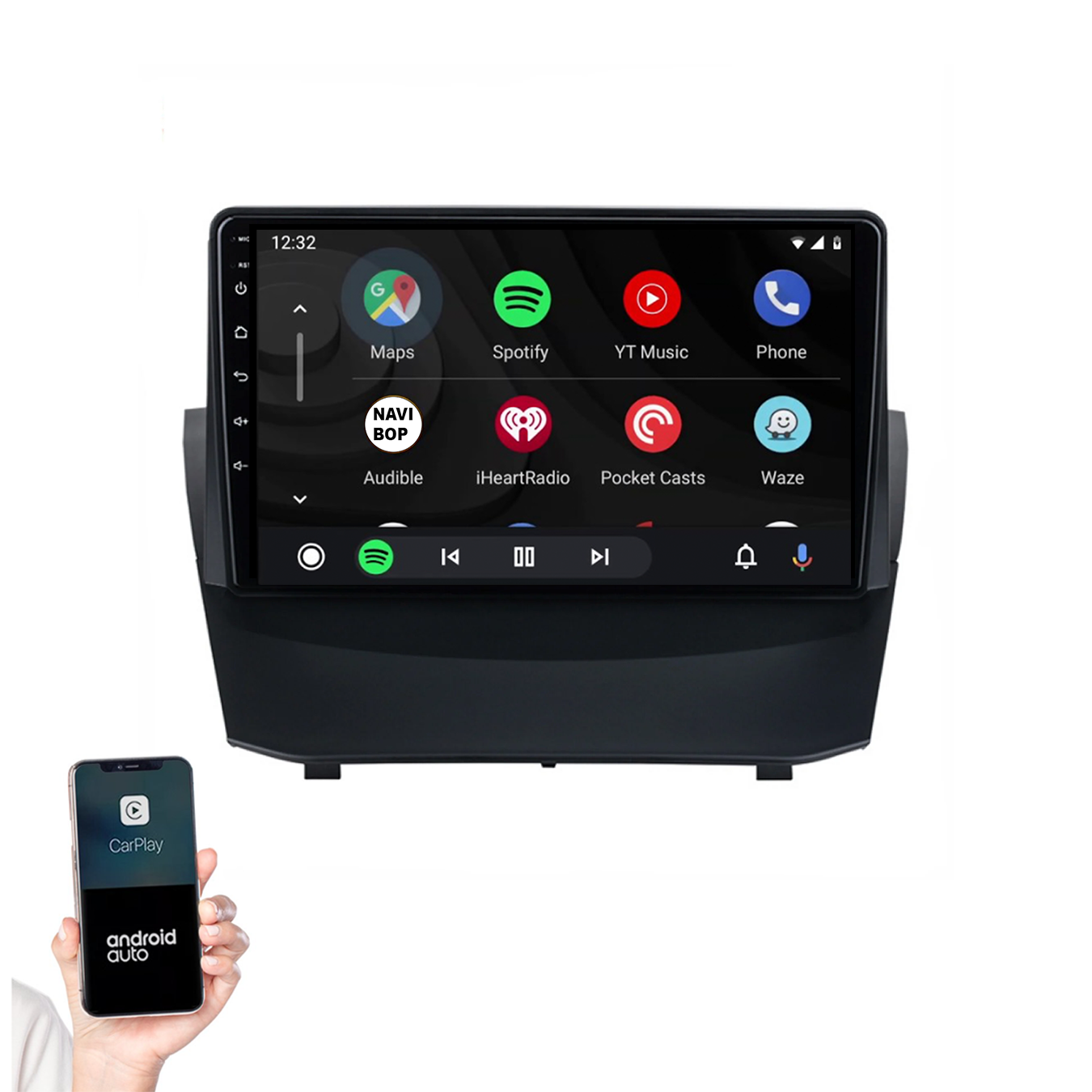 Ford Fiesta | Autoradio | 2009 t/m 2017 | Android 14 | Apple CarPlay & Android Auto