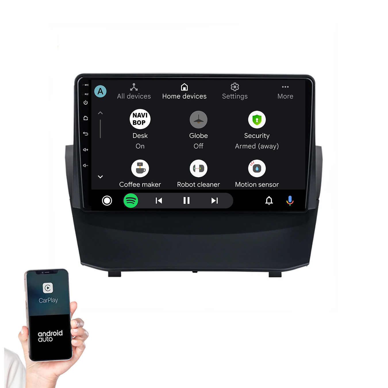 Ford Fiesta | Autoradio | 2009 t/m 2017 | Android 14 | Apple CarPlay & Android Auto