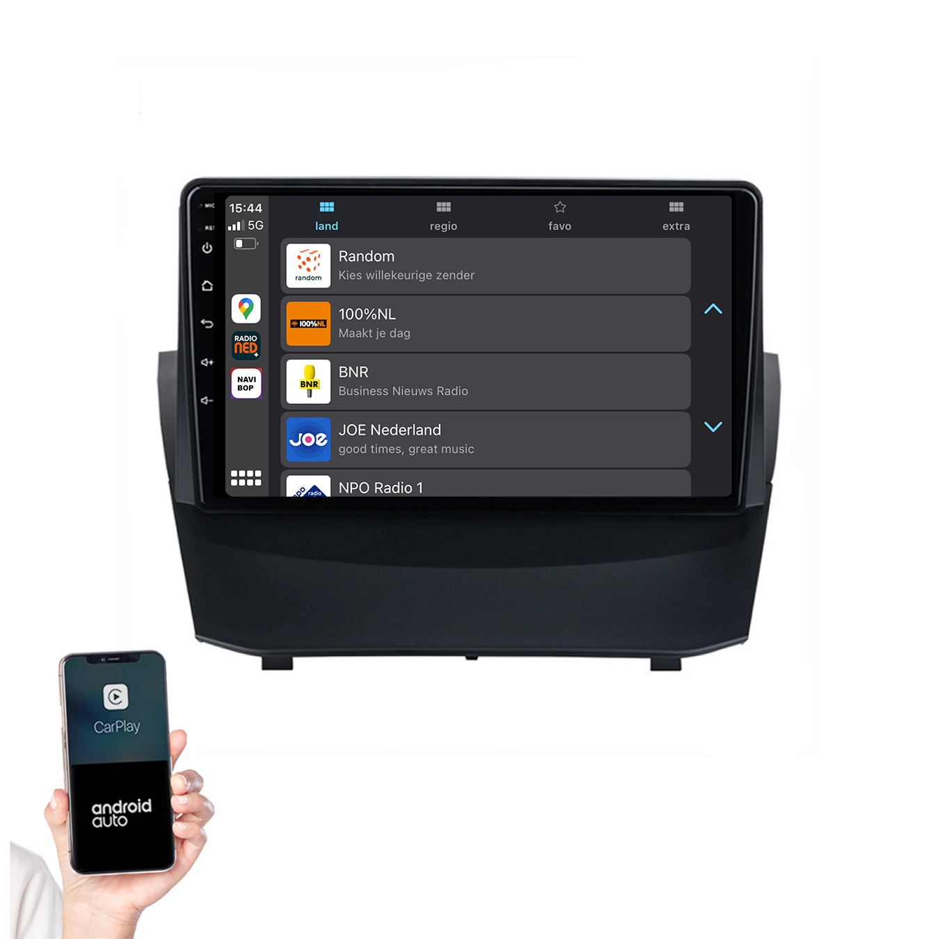 Ford Fiesta | Autoradio | 2009 t/m 2017 | Android 14 | Apple CarPlay & Android Auto