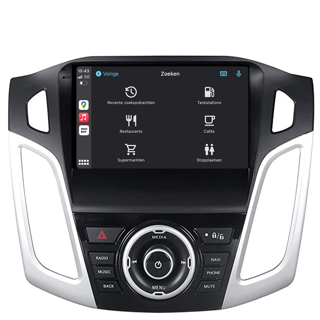 Ford Focus | Autoradio | 2011 t/m 2019 | Android 14 | Apple CarPlay & Android Auto