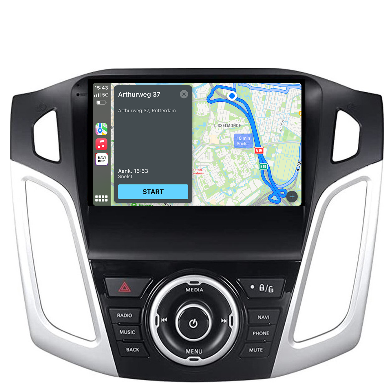 Ford Focus | Autoradio | 2011 t/m 2019 | Android 14 | Apple CarPlay & Android Auto
