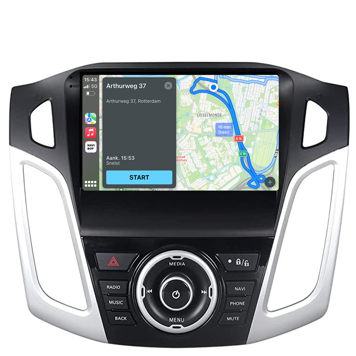 Ford Focus | Autoradio | 2011 t/m 2019 | Android 14 | Apple CarPlay & Android Auto
