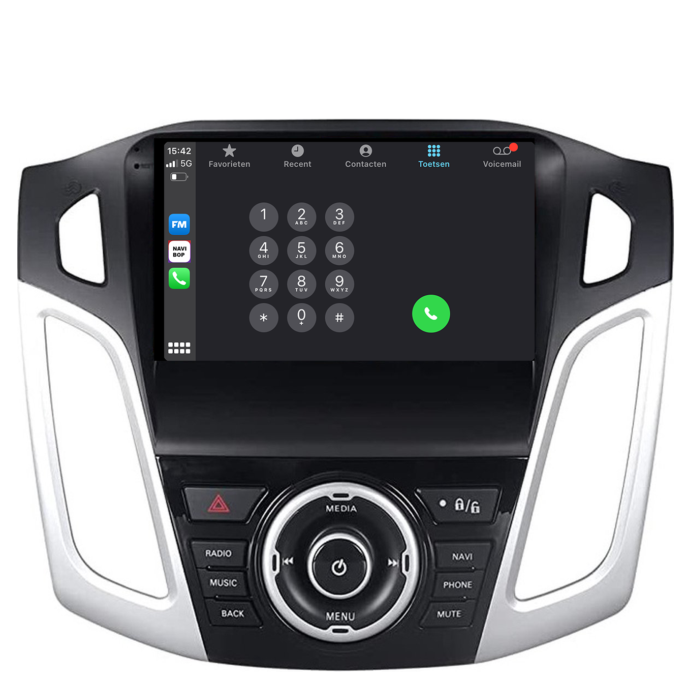 Ford Focus | Autoradio | 2011 t/m 2019 | Android 14 | Apple CarPlay & Android Auto