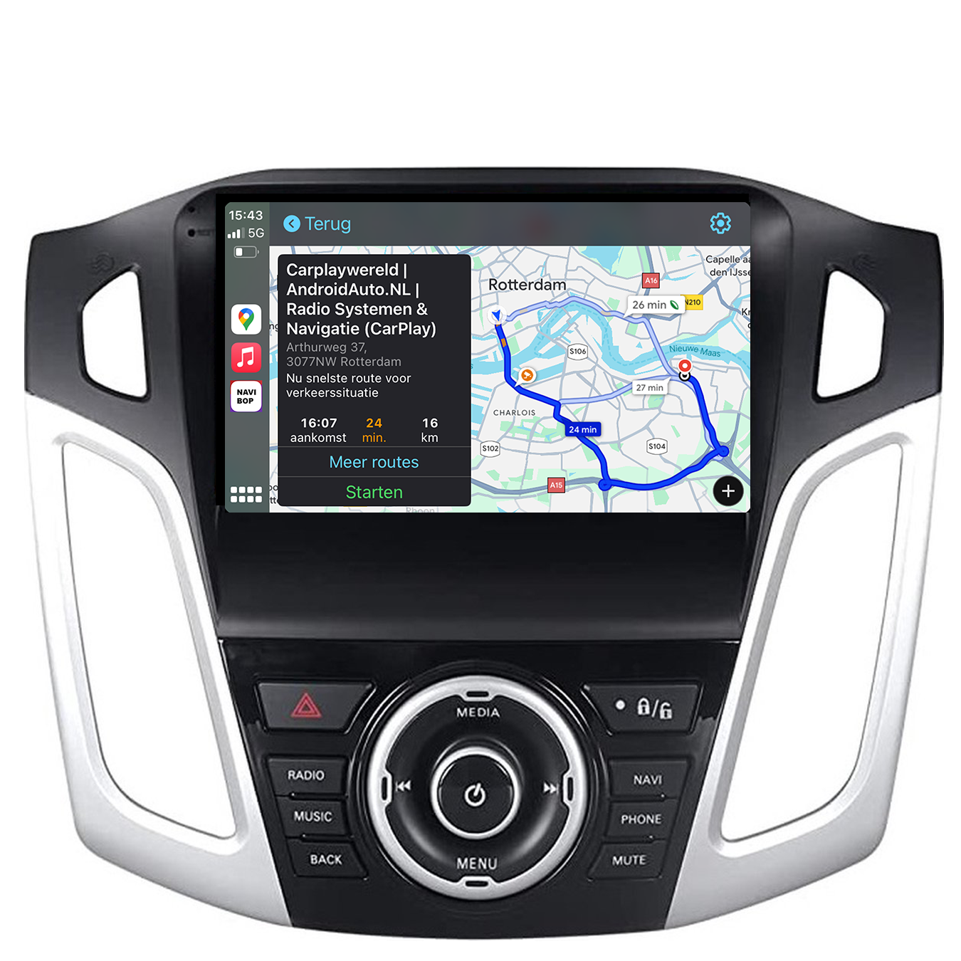 Ford Focus | Autoradio | 2011 t/m 2019 | Android 14 | Apple CarPlay & Android Auto