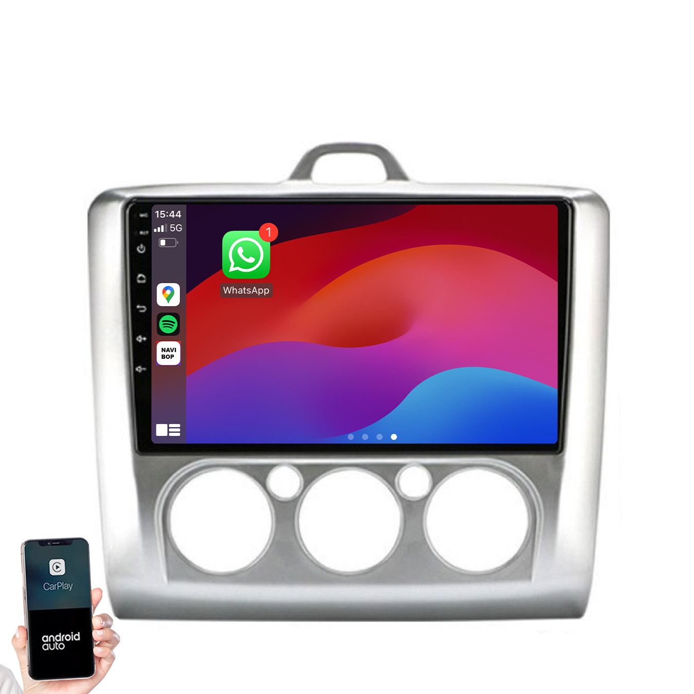 Ford Focus | Autoradio | 2004 t/m 2011 | Android 14 | Apple CarPlay & Android Auto