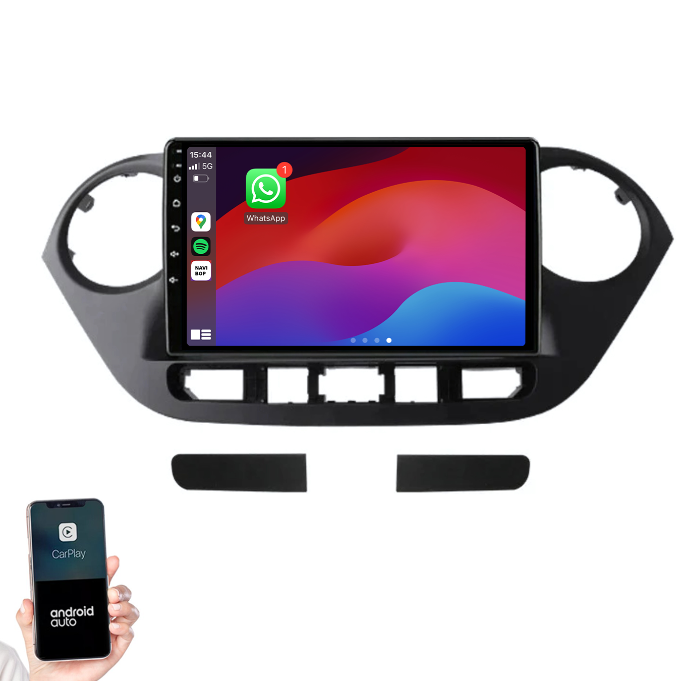 Hyundai I10 | Autoradio | 2014 t/m 2017 | Android 14 | Apple CarPlay & Android Auto