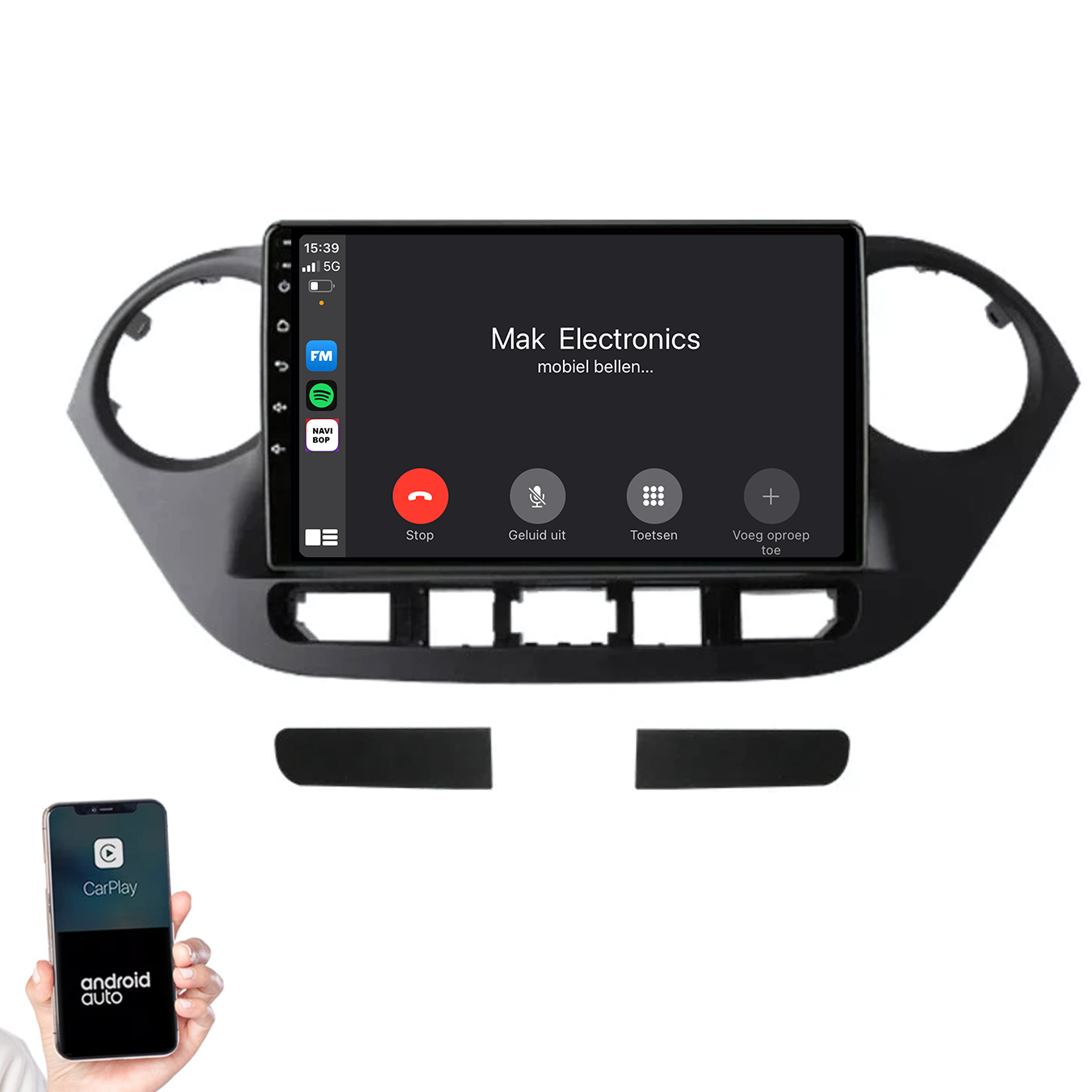 Hyundai I10 | Autoradio | 2014 t/m 2017 | Android 14 | Apple CarPlay & Android Auto
