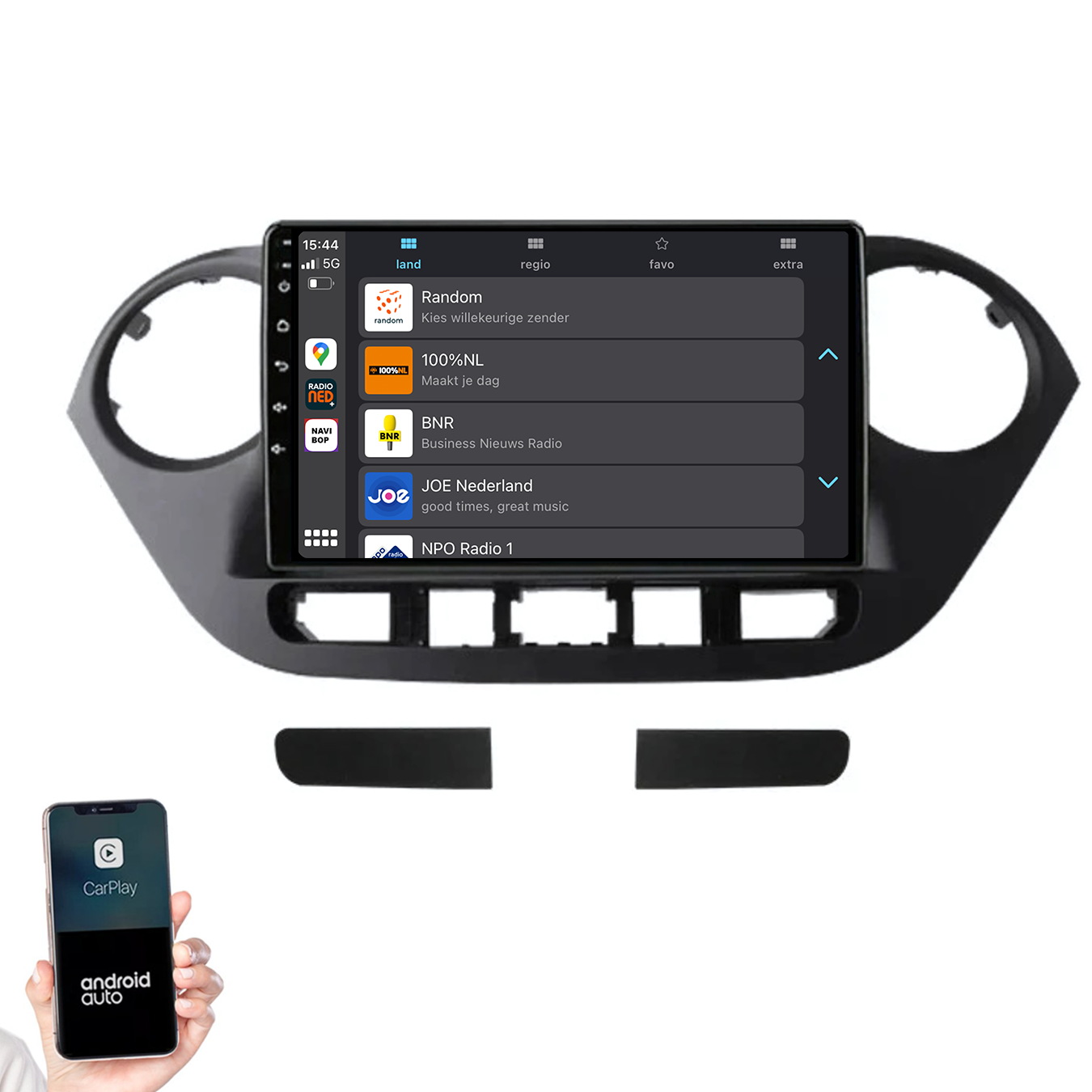 Hyundai I10 | Autoradio | 2014 t/m 2017 | Android 14 | Apple CarPlay & Android Auto