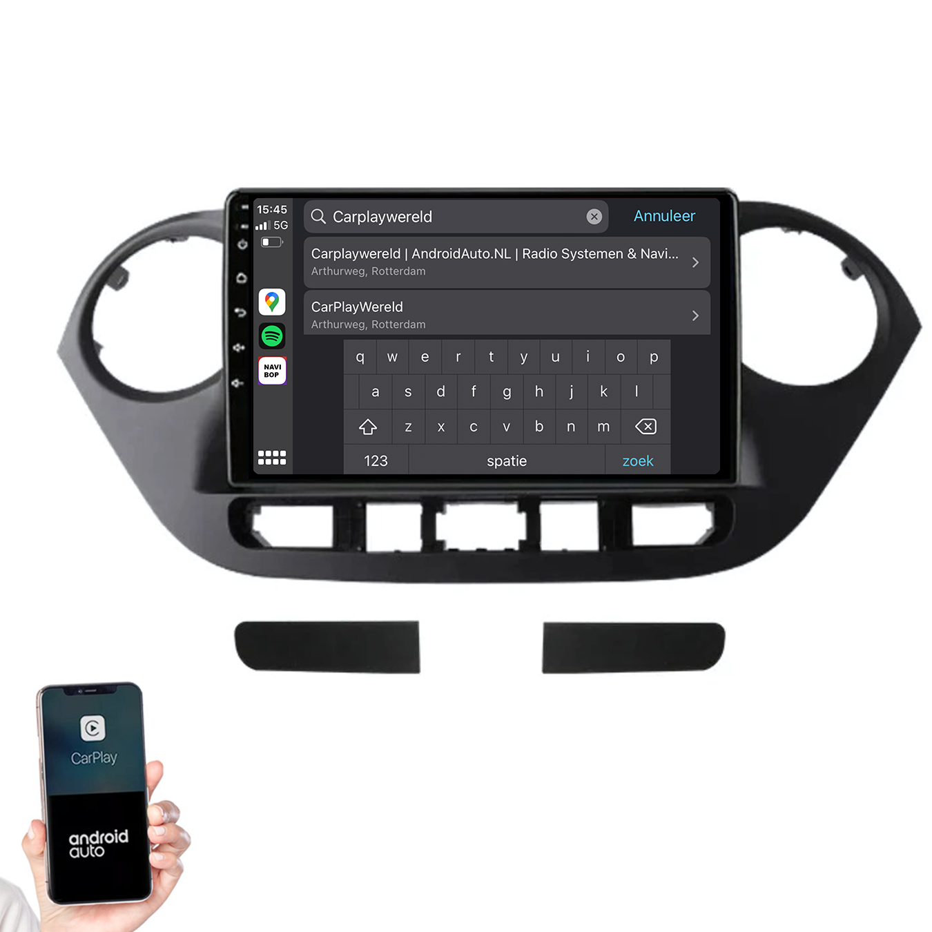 Hyundai I10 | Autoradio | 2014 t/m 2017 | Android 14 | Apple CarPlay & Android Auto