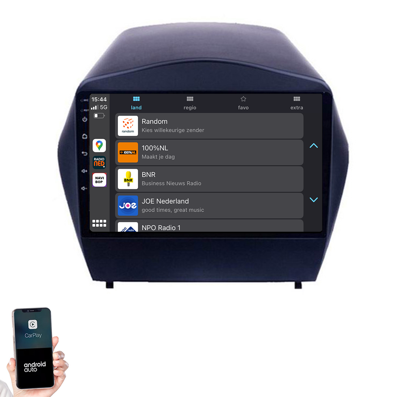Hyundai Tucson | Autoradio | 2009 t/m 2015 | Android 14 | Apple CarPlay & Android Auto