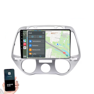 Hyundai I20 | Autoradio | 2008 t/m 2014 | Android 14 | Apple CarPlay & Android Auto - autoradio