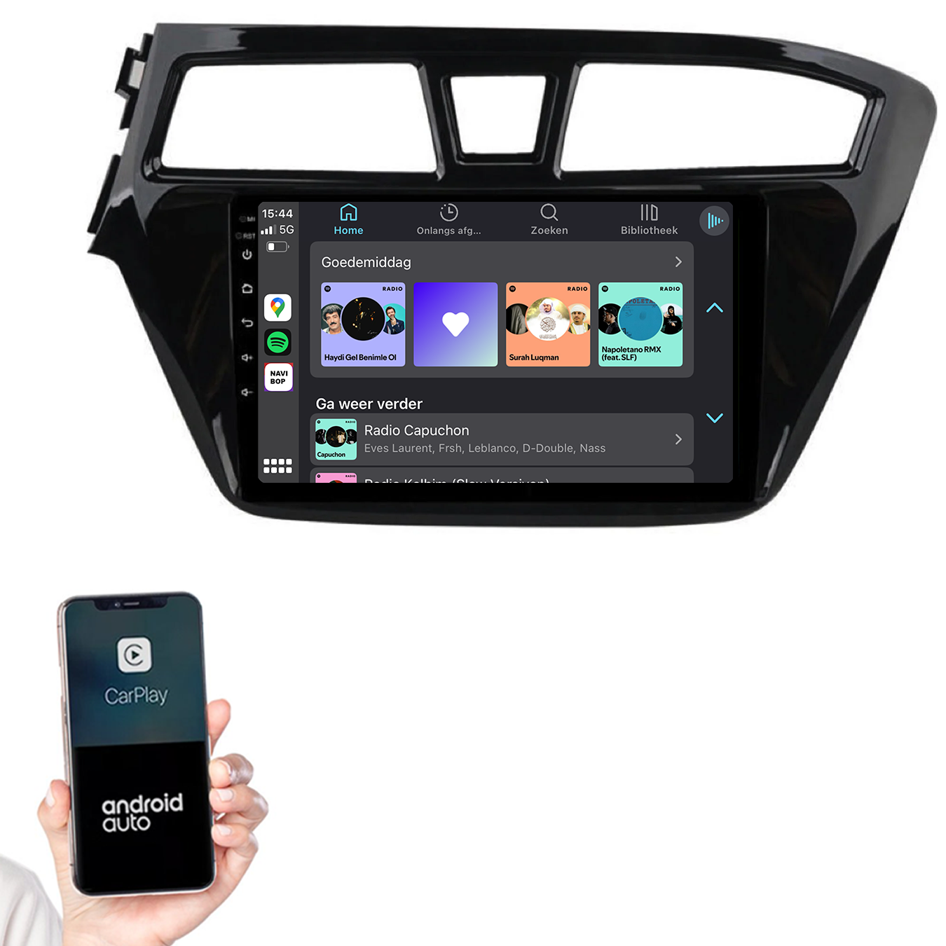 Hyundai I20 | Autoradio | 2015 t/m 2019 | Android 14 | Apple CarPlay & Android Auto