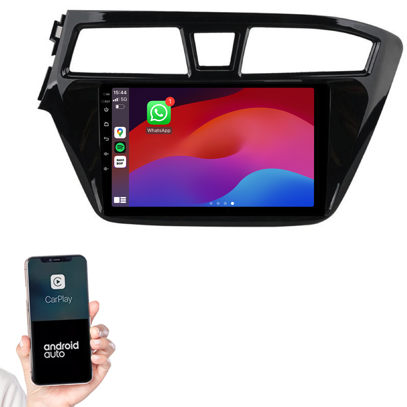 Hyundai I20 | Autoradio | 2015 t/m 2019 | Android 14 | Apple CarPlay & Android Auto