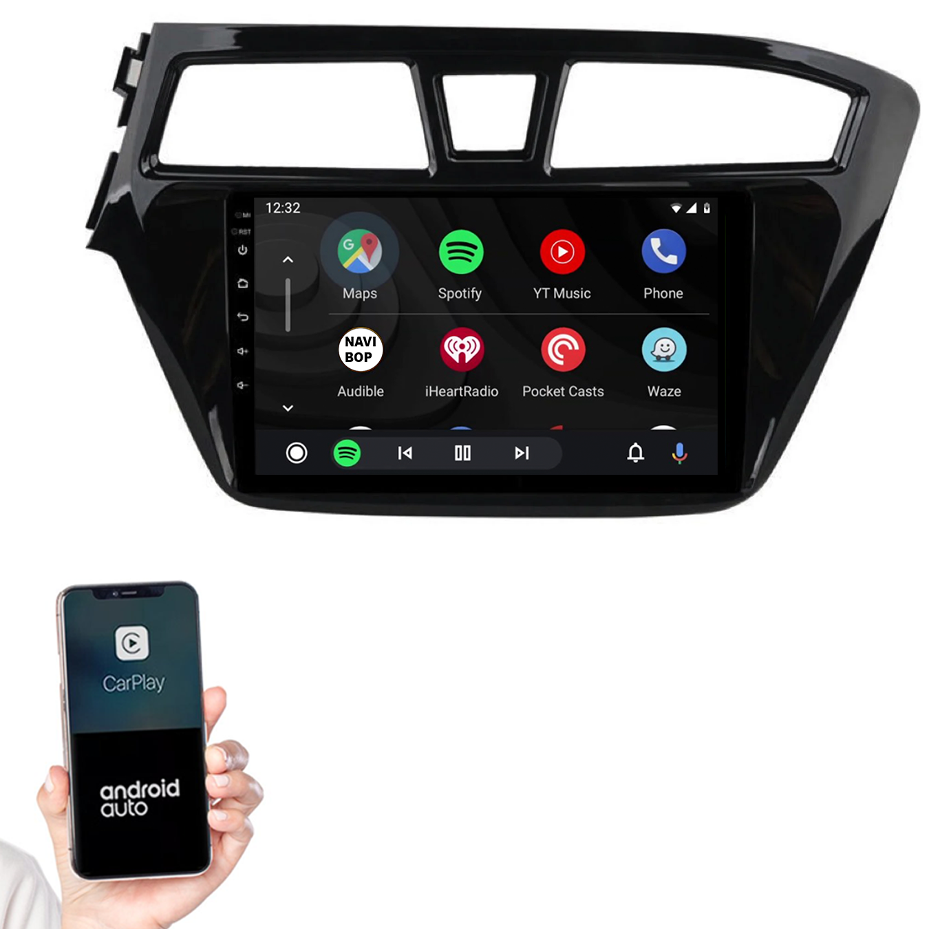Hyundai I20 | Autoradio | 2015 t/m 2019 | Android 14 | Apple CarPlay & Android Auto