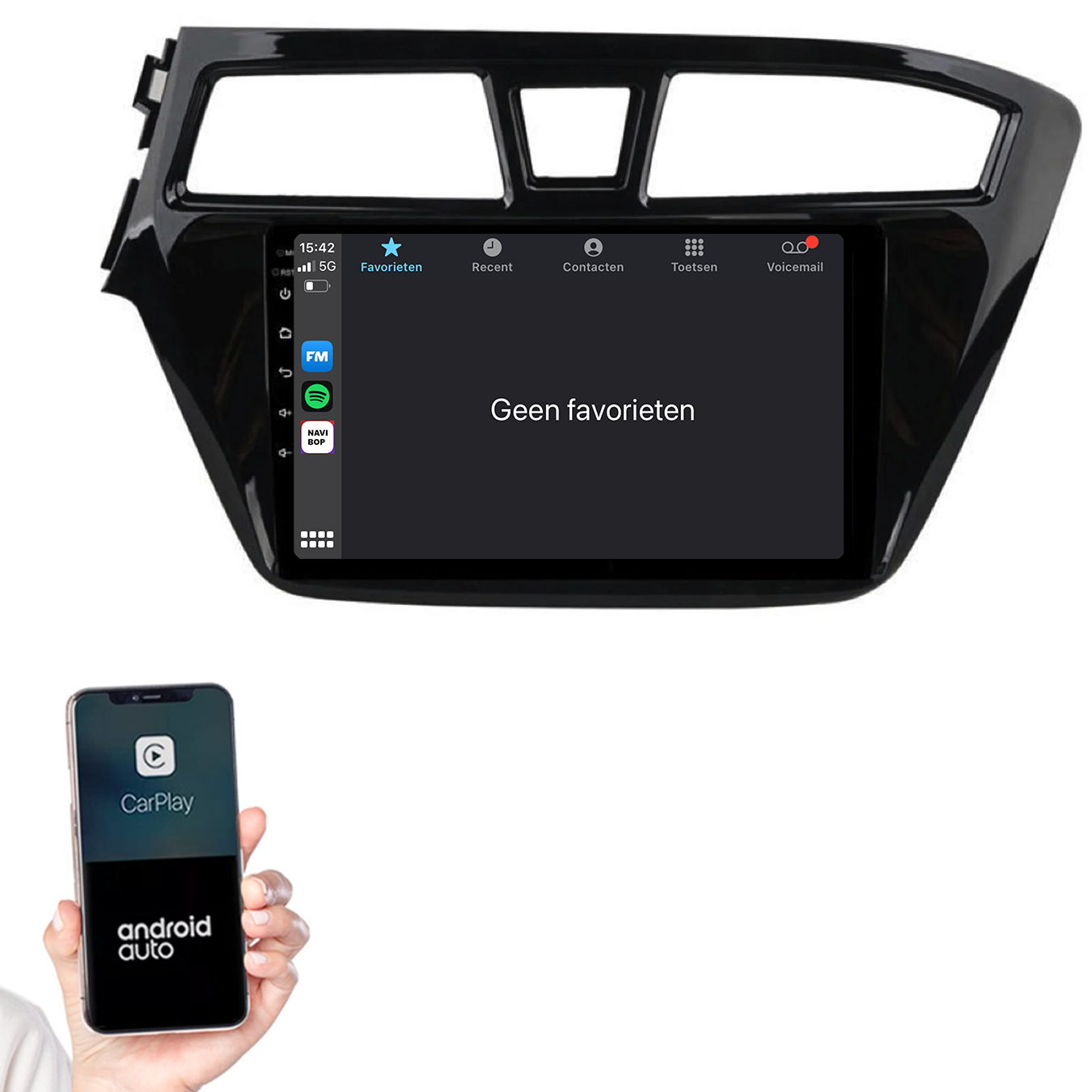 Hyundai I20 | Autoradio | 2015 t/m 2019 | Android 14 | Apple CarPlay & Android Auto