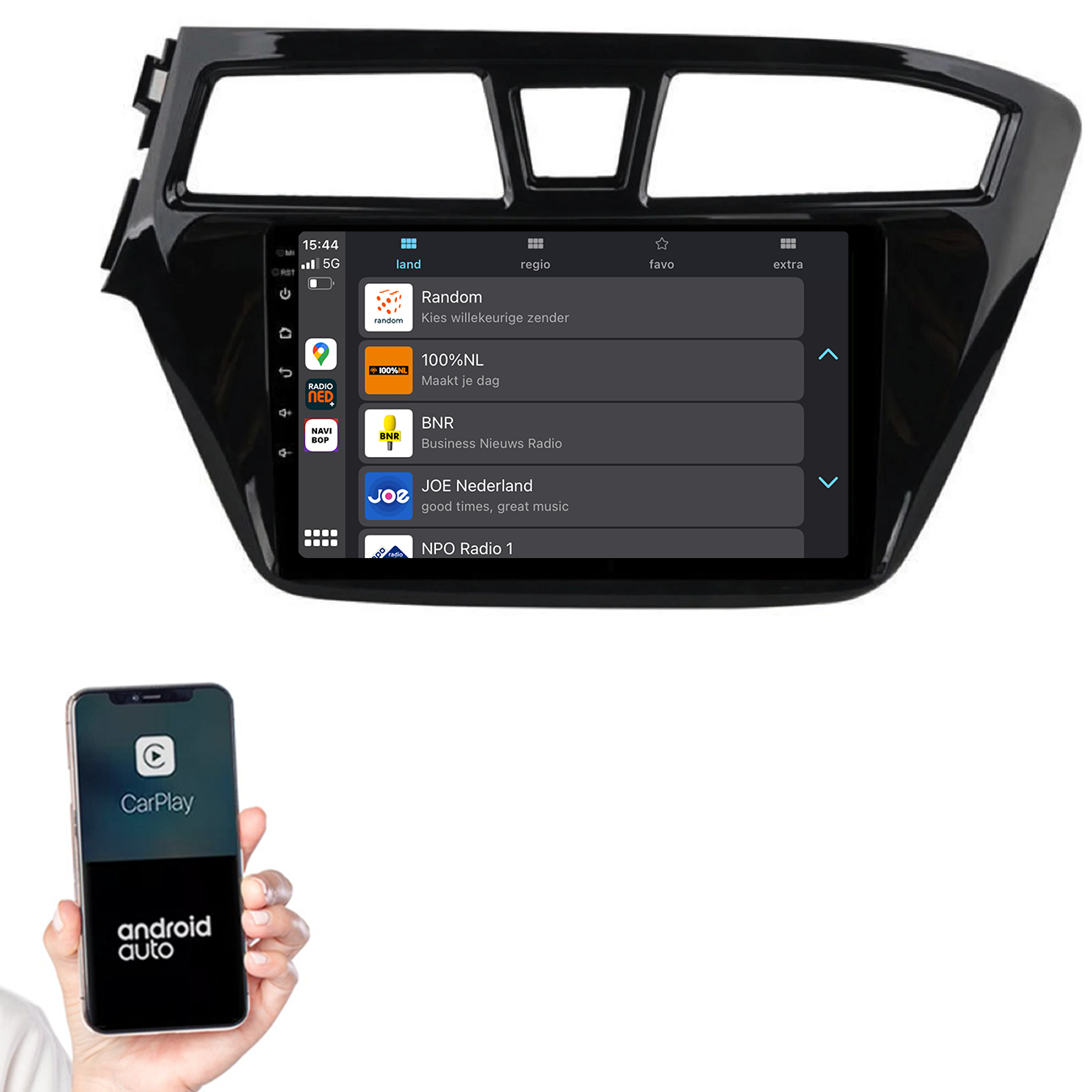Hyundai I20 | Autoradio | 2015 t/m 2019 | Android 14 | Apple CarPlay & Android Auto
