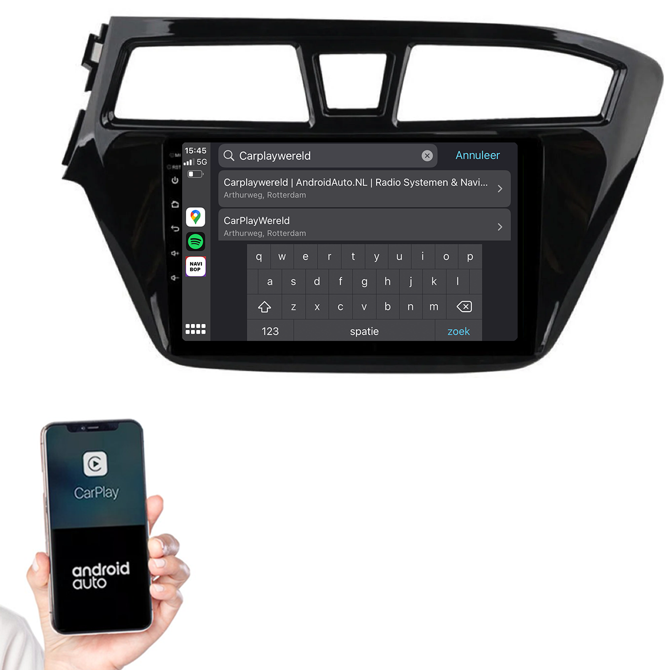 Hyundai I20 | Autoradio | 2015 t/m 2019 | Android 14 | Apple CarPlay & Android Auto