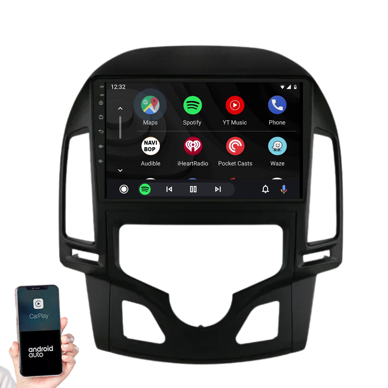 Hyundai I30 | Autoradio | 2007 t/m 2012 | Android 14 | Apple CarPlay & Android Auto