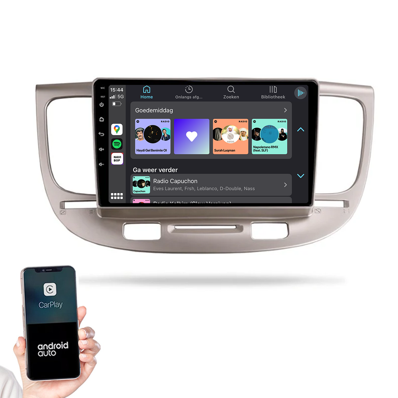 Kia Rio | Autoradio |2005 t/m 2011 | Android 14 | Apple CarPlay & Android Auto