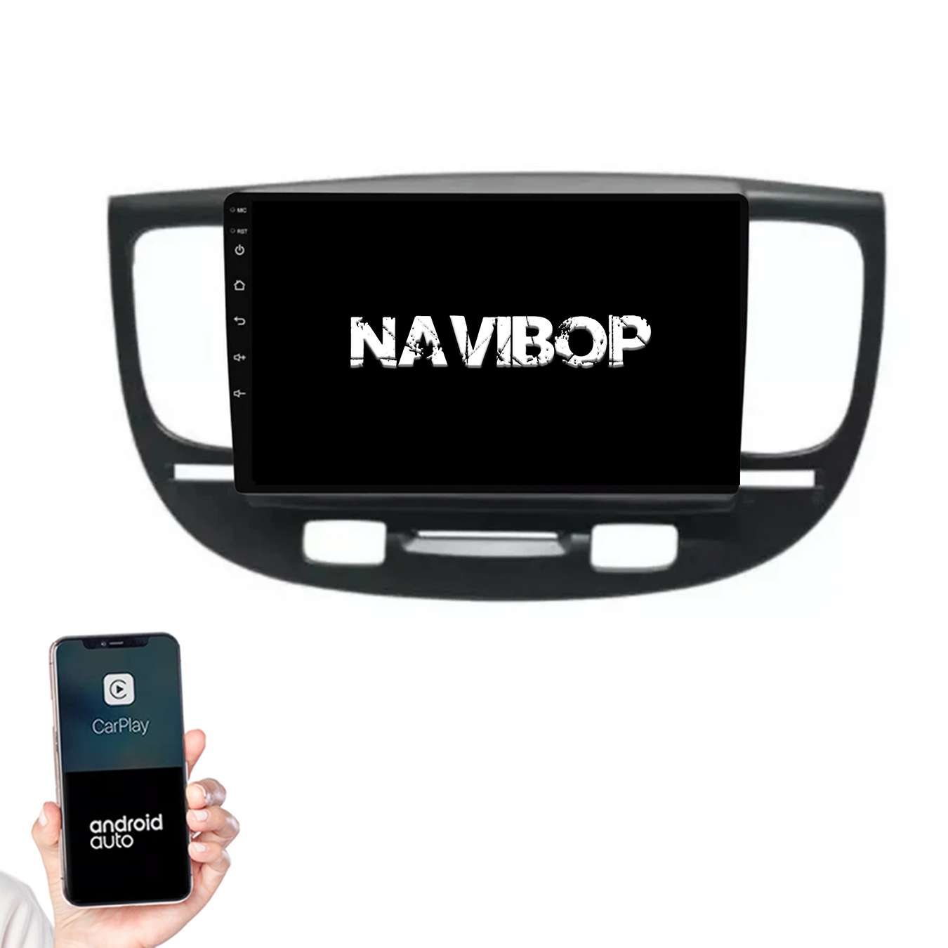 Kia Rio | Autoradio |2005 t/m 2011 | Android 14 | Apple CarPlay & Android Auto