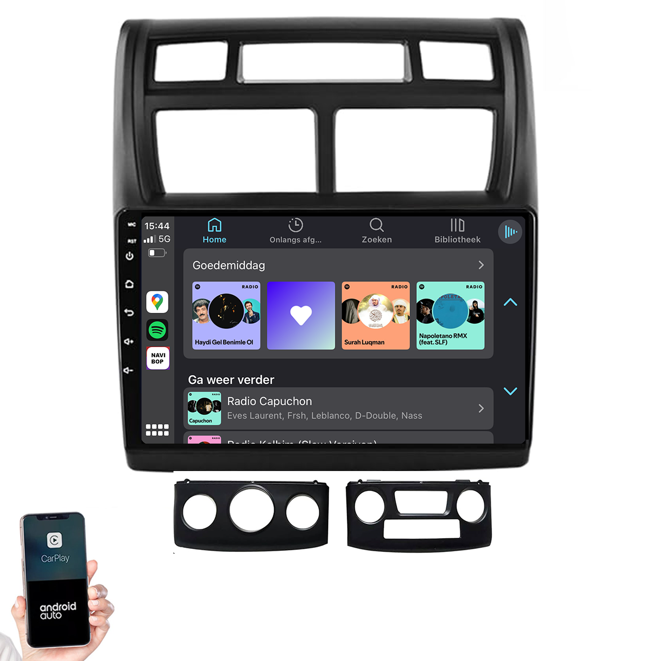 Kia Sportage | Autoradio | 2007 t/m 2012 | Android 14 | Apple CarPlay & Android Auto