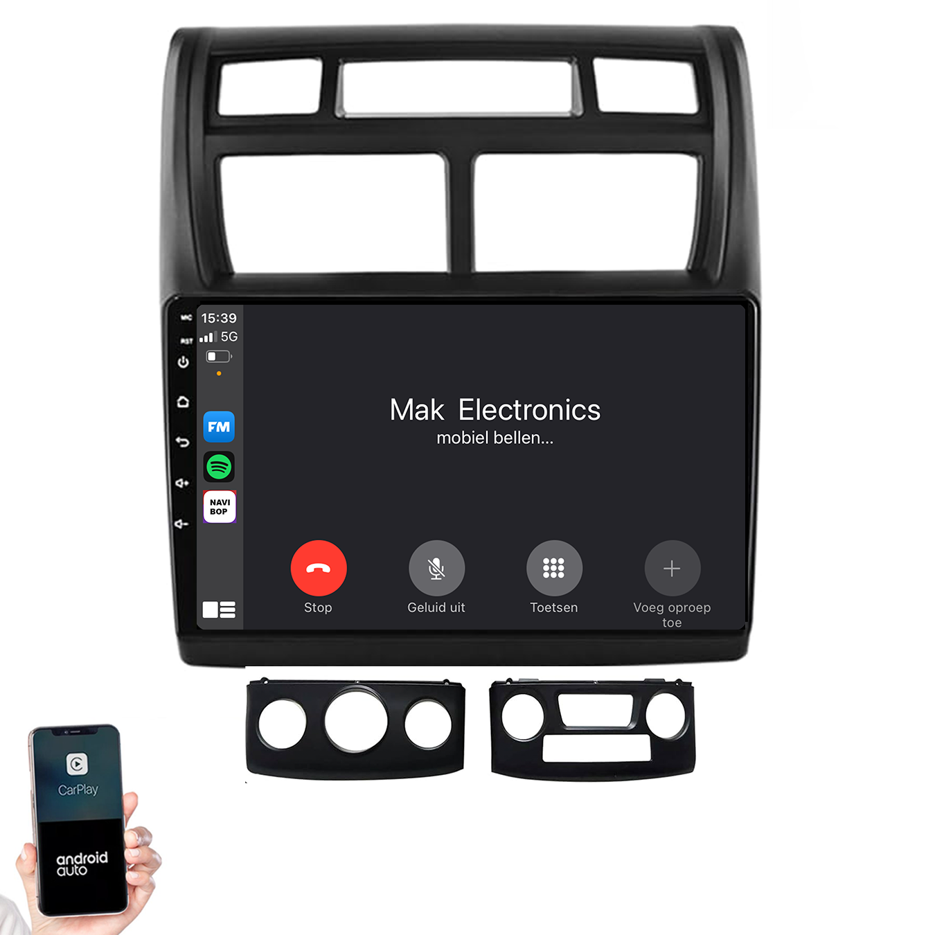 Kia Sportage | Autoradio | 2007 t/m 2012 | Android 14 | Apple CarPlay & Android Auto