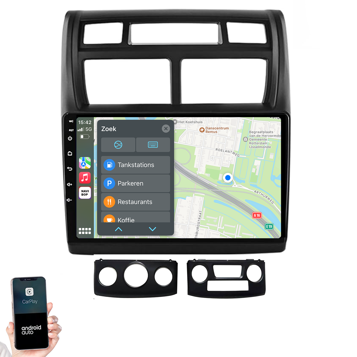 Kia Sportage | Autoradio | 2007 t/m 2012 | Android 14 | Apple CarPlay & Android Auto