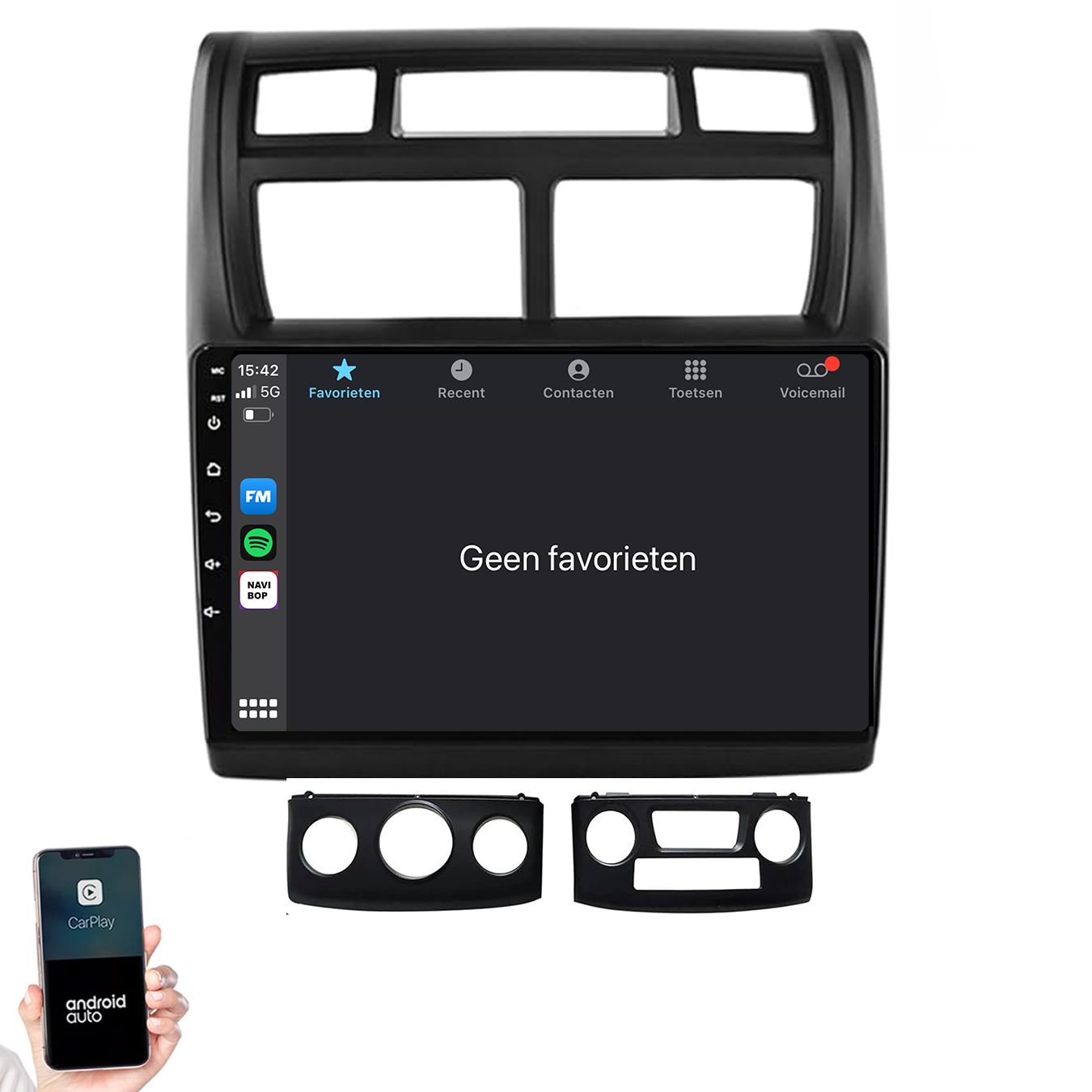 Kia Sportage | Autoradio | 2007 t/m 2012 | Android 14 | Apple CarPlay & Android Auto