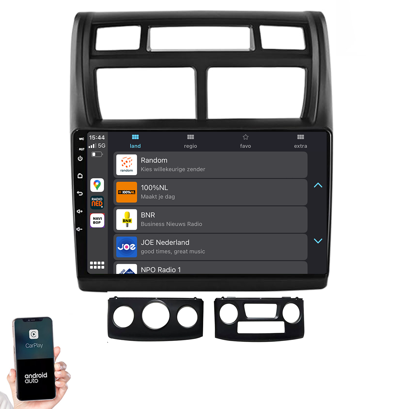 Kia Sportage | Autoradio | 2007 t/m 2012 | Android 14 | Apple CarPlay & Android Auto