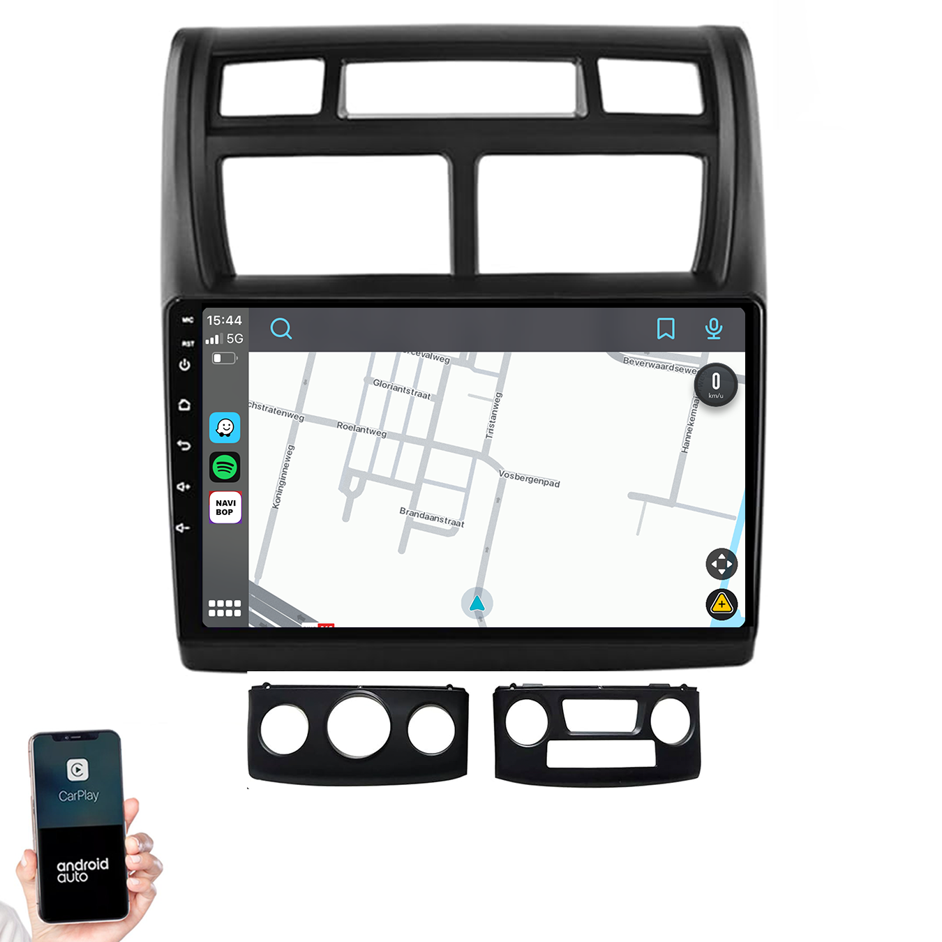 Kia Sportage | Autoradio | 2007 t/m 2012 | Android 14 | Apple CarPlay & Android Auto