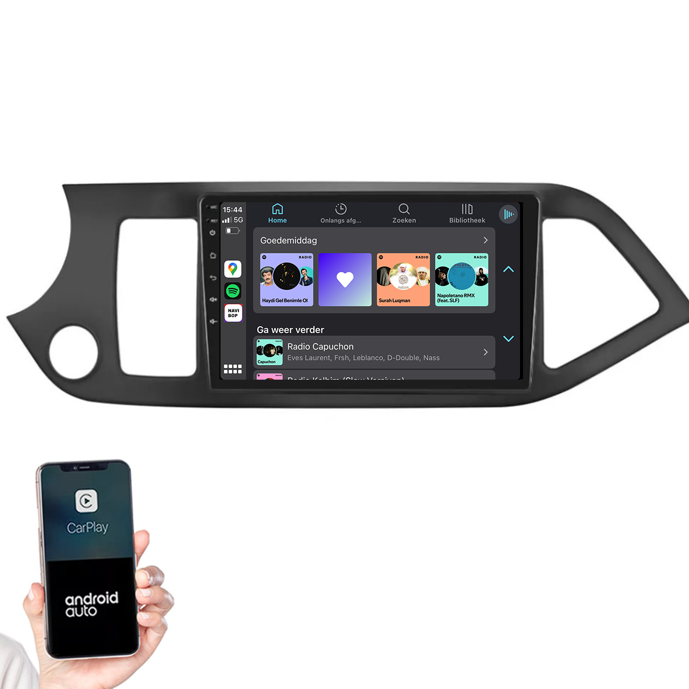Kia Picanto | Autoradio |2011 t/m 2017 | Android 14 | Apple CarPlay & Android Auto