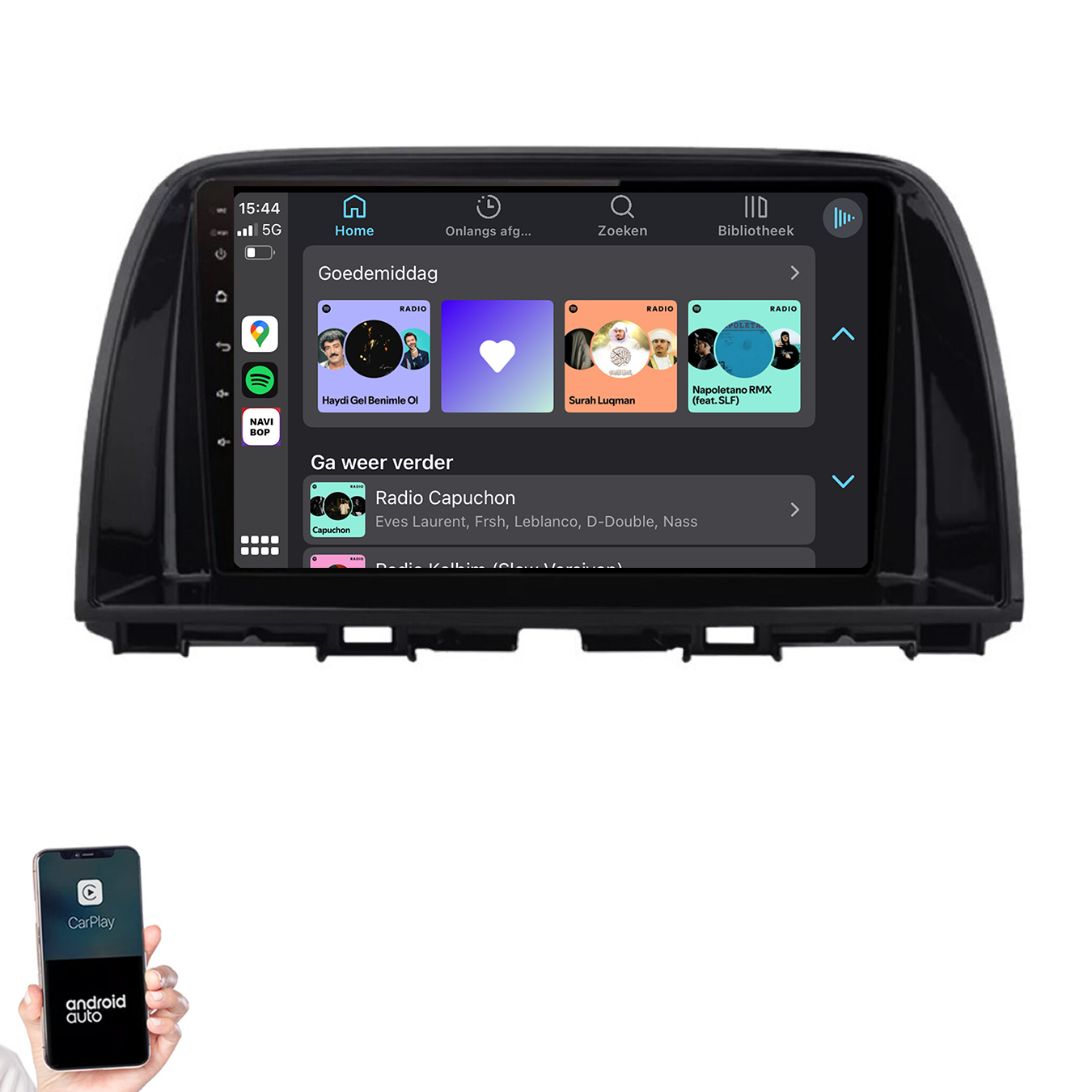 Mazda CX-5 | Autoradio | 2012 t/m 2015 | Android 14 | Apple CarPlay & Android Auto