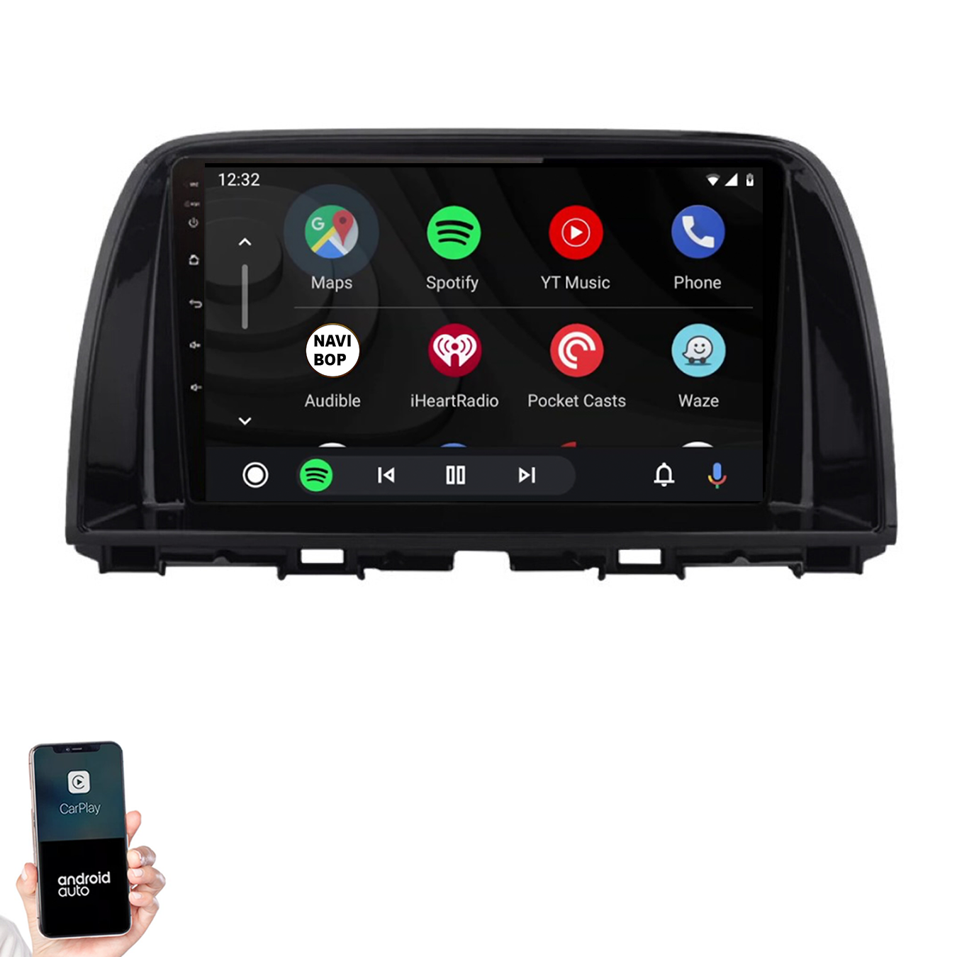 Mazda CX-5 | Autoradio | 2012 t/m 2015 | Android 14 | Apple CarPlay & Android Auto