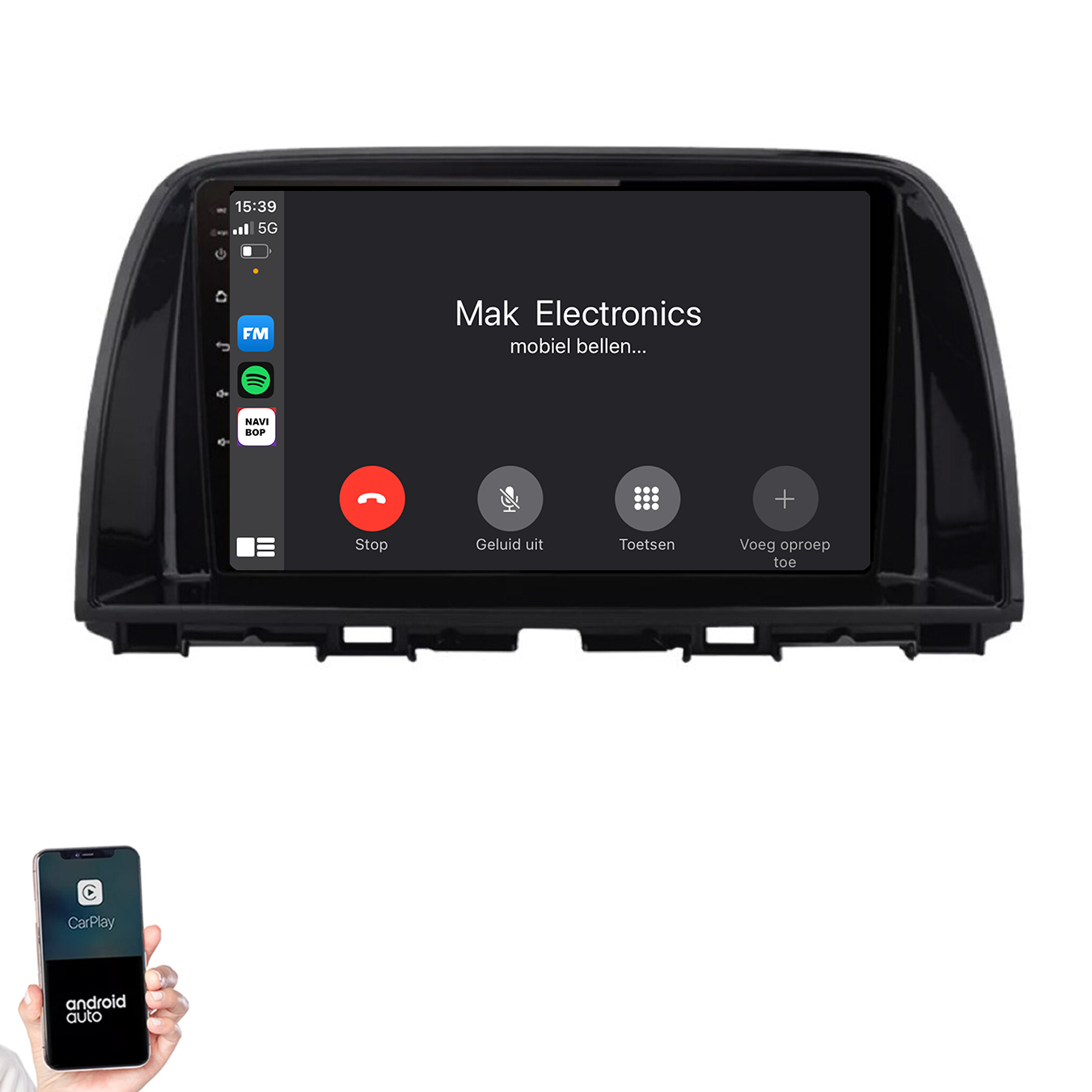 Mazda CX-5 | Autoradio | 2012 t/m 2015 | Android 14 | Apple CarPlay & Android Auto