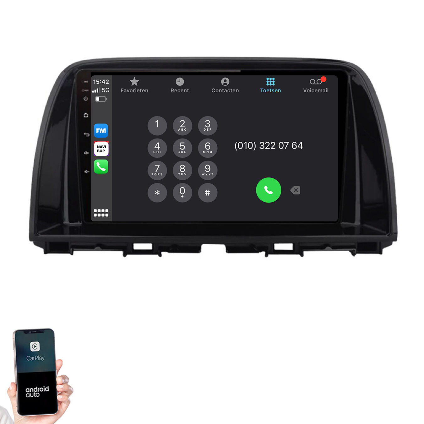 Mazda CX-5 | Autoradio | 2012 t/m 2015 | Android 14 | Apple CarPlay & Android Auto