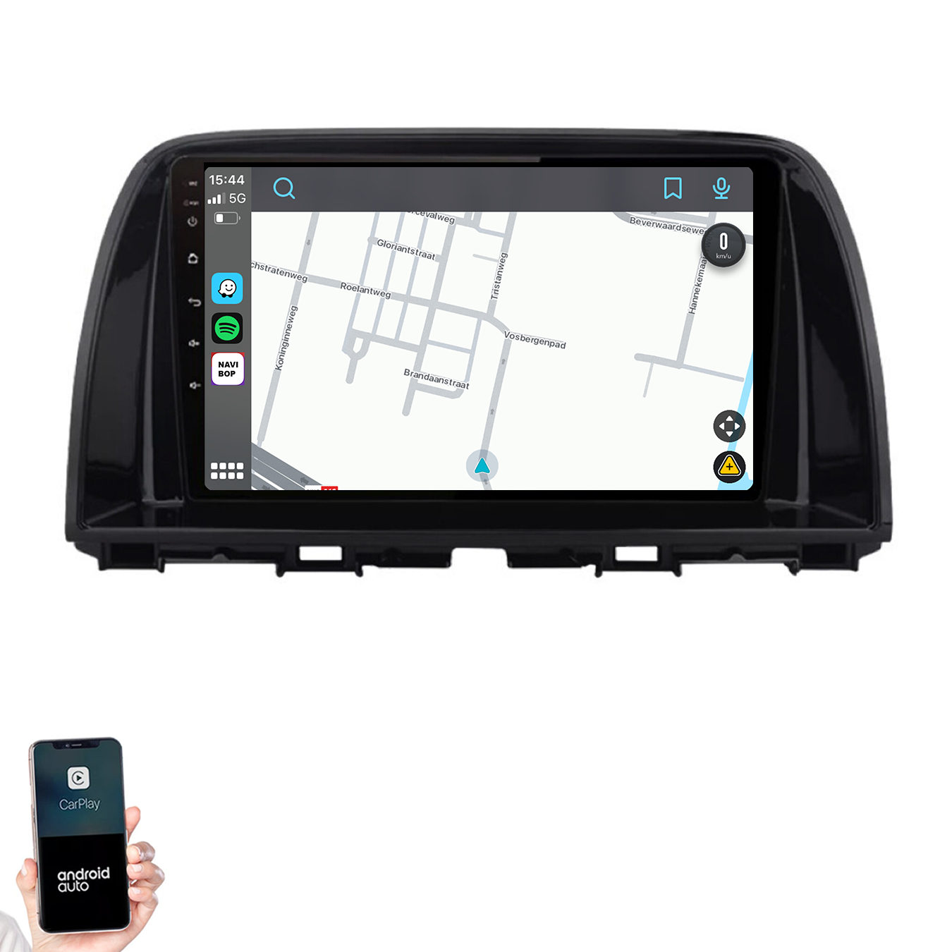 Mazda CX-5 | Autoradio | 2012 t/m 2015 | Android 14 | Apple CarPlay & Android Auto