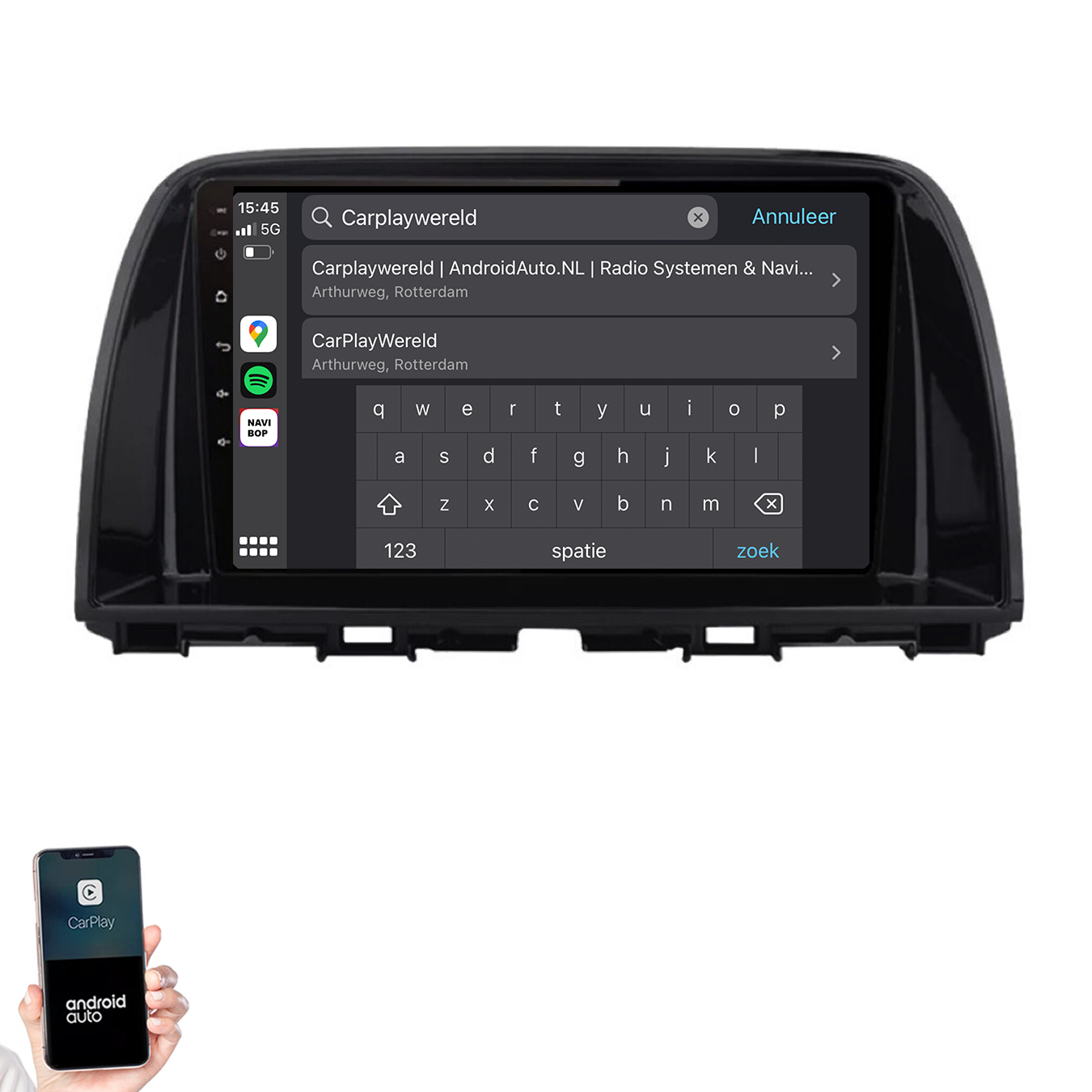 Mazda CX-5 | Autoradio | 2012 t/m 2015 | Android 14 | Apple CarPlay & Android Auto