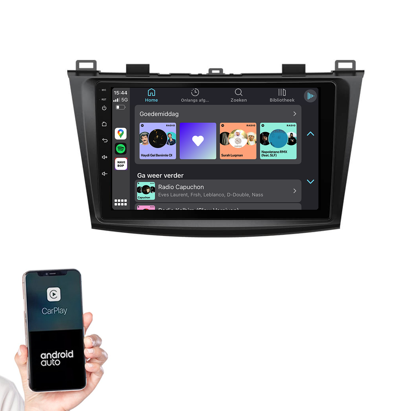 Mazda 3 | Autoradio | 2009 t/m 2013 | Android 14 | Apple CarPlay & Android Auto