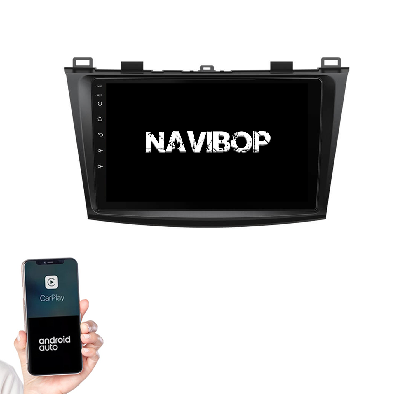Mazda 3 | Autoradio | 2009 t/m 2013 | Android 14 | Apple CarPlay & Android Auto