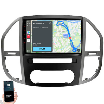 Mercedes Vito | Autoradio | 2014 t/m 2021 | Android 14 | Apple CarPlay & Android Auto - autoradio